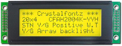 yellow/green lcd